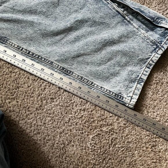 Wild Fable Men's Blue and Black Jeans - Picture 6 of 7